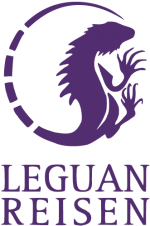 Leguan-Reisen-Logo-Vektor